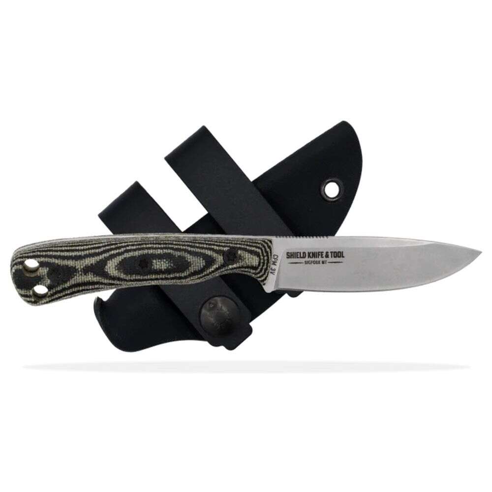 Knives Shield Arms 4.50" ASCENT MINI STONE WASH OD/BLK CANVAS MIC